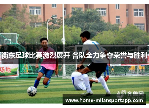 衡东足球比赛激烈展开 各队全力争夺荣誉与胜利